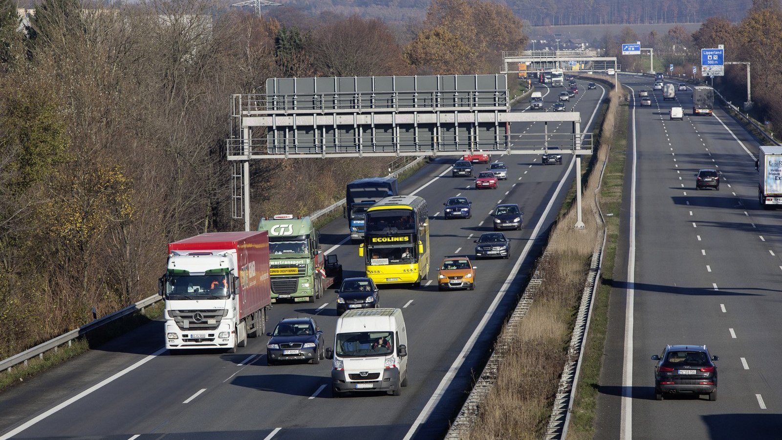Bahn- und Autobahnsperrungen 2025